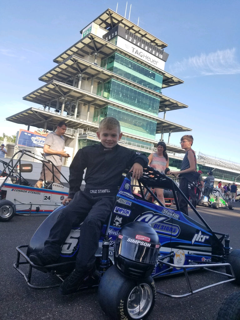 Cruz Stanfill at the Brickyard & Winning!!